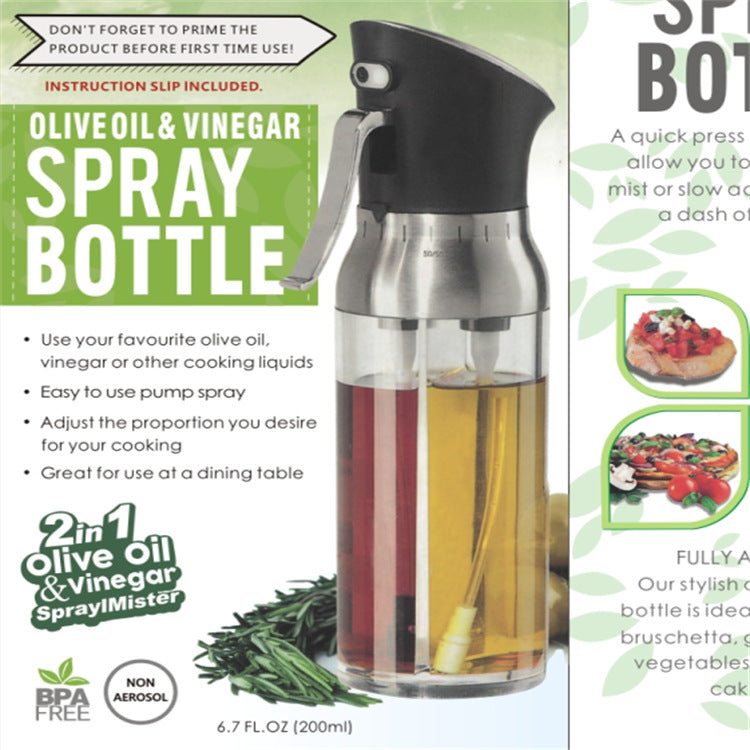 Oil And Vinegar Dual-purpose Kitchen Spray Bottle