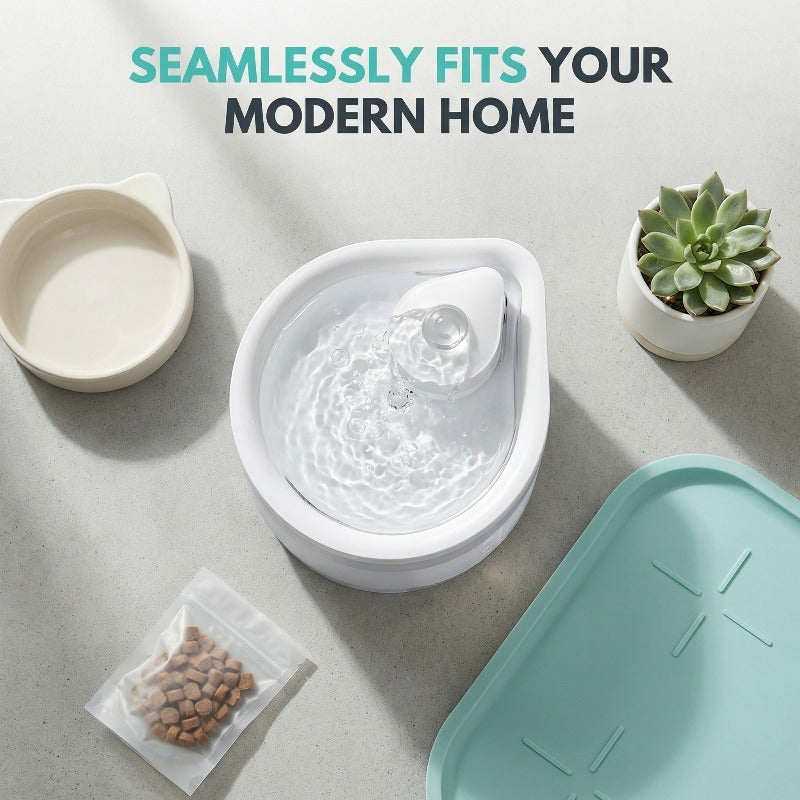 USB Powered 2.5L Automatic Circulating Pet Water Fountain 2500ML Healthy Running Water Drinking Bowl For Indoor Cats