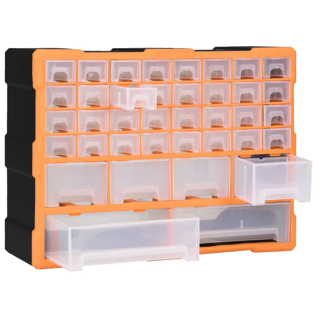 Multi-Drawer Organizer with 38 Drawers 52x16x37.5 cm