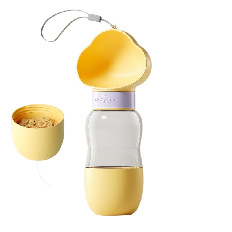 Dog Water Bottle For Outdoor Use Portable Companion Cup Plastic Water Bottle Dog Walking Water Feeding Dog Accessories Outdoor