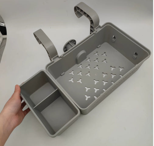 Swimming Pool Edge Hook Storage Basket Removable Outdoor Sundries Rack