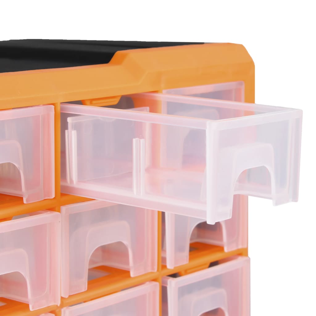 Multi-Drawer Organizer with 38 Drawers 52x16x37.5 cm