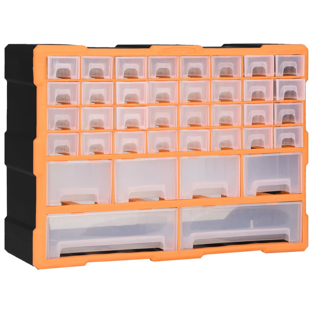 Multi-Drawer Organizer with 38 Drawers 52x16x37.5 cm