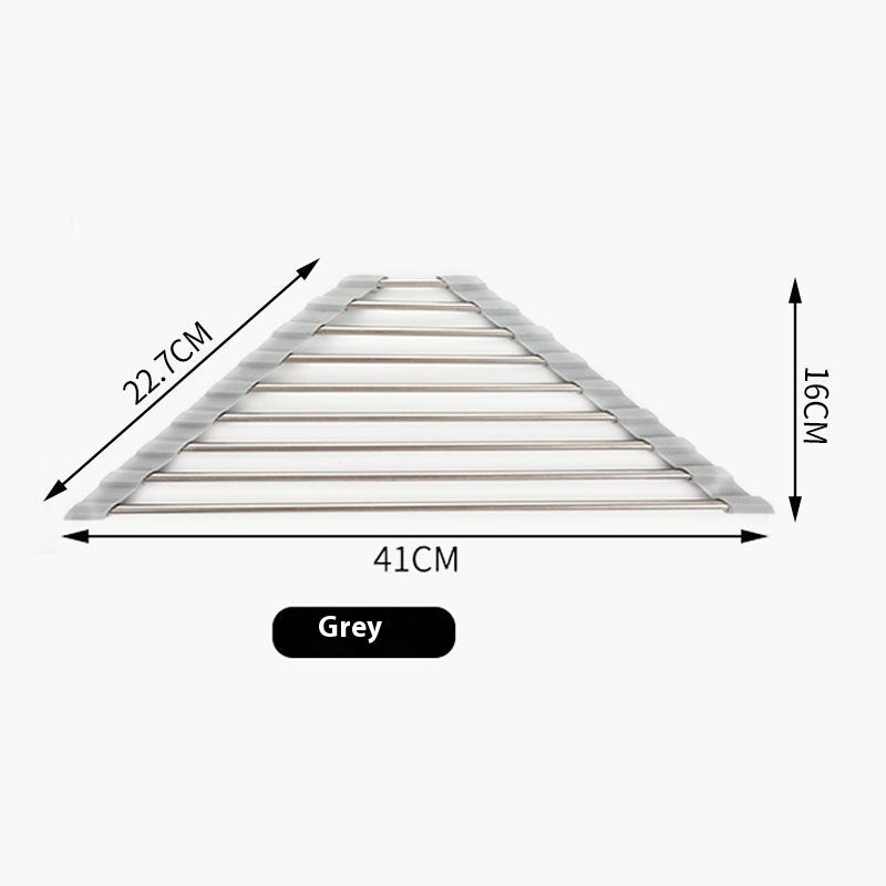 Light Folding Triangle Sink Storage Shelf